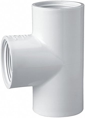 1-1/2" FNPT PVC Tee Sched 40