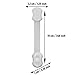 UMAY Child Locks - Baby Safety Locks Set Pack 6 - Great for Latches to Baby Proofing Cabinets, Appliances, Drawers, Toilet Seat - 3M Adhesive with Adjustable Strap & Latch System
