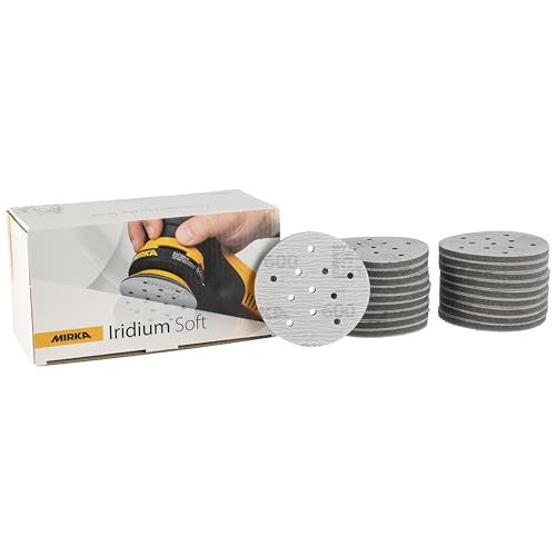 Mirka sanding discs Iridium Soft 77 mm P600 Hook & Loop 20 pcs