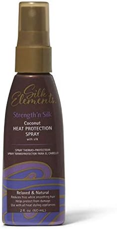 Silk Elements Coconut Heat Protection Spray 2.0 Ounce, Travel Size