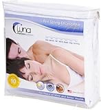 Luna Premium Waterproof Zippered Bed Bug Proof Box Spring Encasement 9