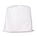 AUMEY 2 Piece Extra Large (19 Inch X 23.6 Inch.) Thick Non-woven Dust Bag Beam Port Drawstring Pouch (White)