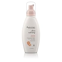 Aveeno Ultra-Calming Foaming  Cleanser For Sensitive Skin, 6 Fl. Oz