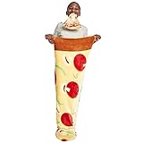 Warm & Snuggly Pizza Shaped Wearable Plush Blanket 22 x 52
