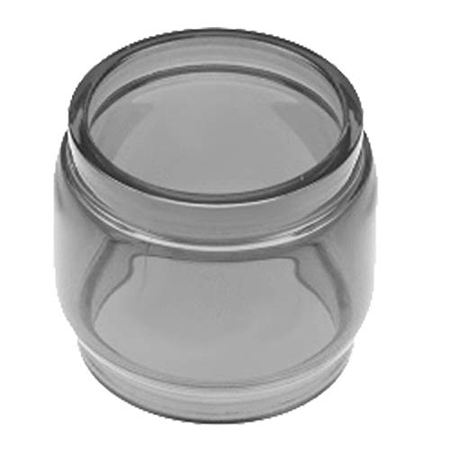 RUIYITECH 2pcs Glass Tube for SMOK TFV12 Prince Replacement Bulb Tank Pyrex Glass tube (Black)