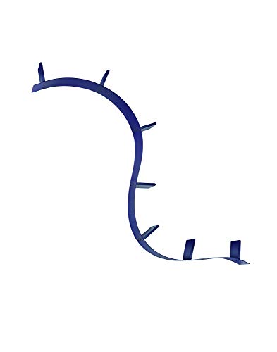 Kartell Book Worm MT.3.2, Plastic, Blue, 320x20x19cm