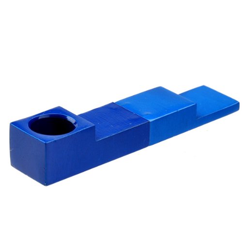 TinkSky Mini Type Foldable Metal Magnet Cigarette Tobacco Smoking Pipe (Blue)
