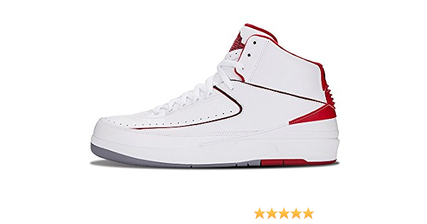 Amazon.com: Hombre Nike Air Jordan 2 Retro – 385475 102, Rojo : Ropa,  Zapatos y Joyería