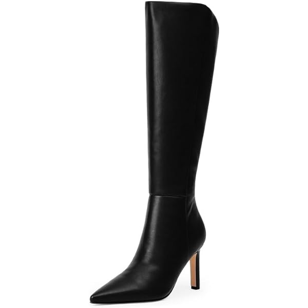 Hiand Knee-High Boots [BO2403] ブラック Hiand Knee-High Boots [BO2403] ブラック Hiand Knee-High Boots