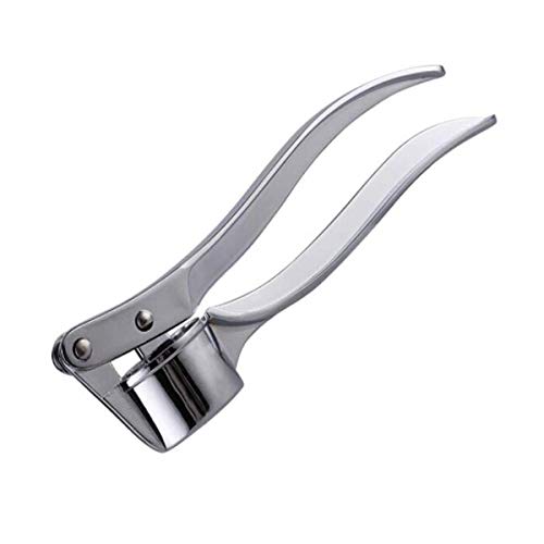 Garlic Press Mincer Ginger Crusher Peeler Squeezer Heavy Duty Metal Garlic Presser Chopper Easy to Clean
