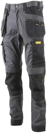 DEWALT Men’s Fairhaven Pro-Stretch Slim Fit Work Trousers Grey W30/L31 view 3