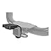 CURT 21728 Rubber Trailer Hitch Cover with 4-Way Flat Wiring Holder, Fits 2-Inch Receiver