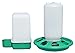 RentACoop Chick Feeder and Small Cup Waterer Set