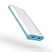 20000mAh Portable Power Bank 2 USB Ports Mobile Charger External Battery with Flashlight for iPhone 8X 8s 7 Plus 6s 6 Plus iPad Samsung Galaxy Smartphones Tablet and More(Blue Frame)