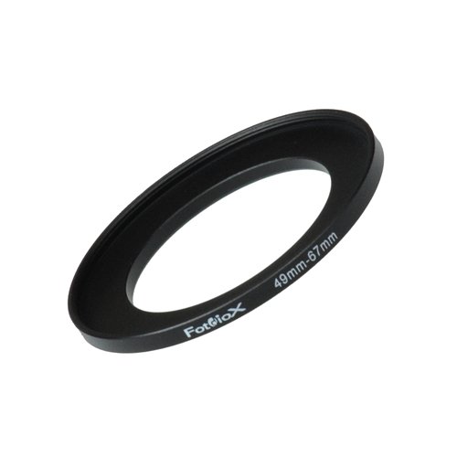 Fotodiox Metal Step Up Ring Filter Adapter, Anodized Black Aluminum 49mm-67mm, 49-67 mm,04sr4967