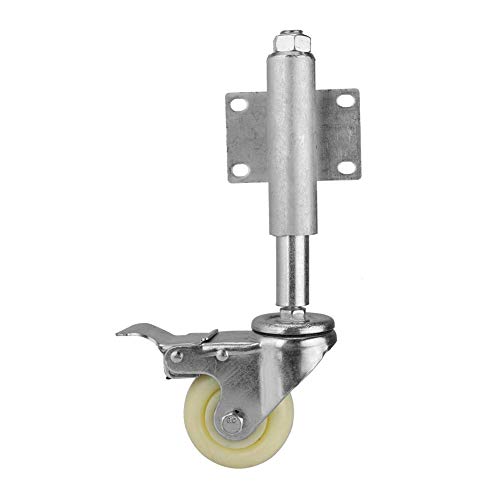 FTVOGUE 3" Nylon Gate Wheel Automatically Adjusting Height Spring