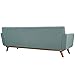 Modway Engage Mid-Century Modern Upholstered Fabric Sofa in Laguna