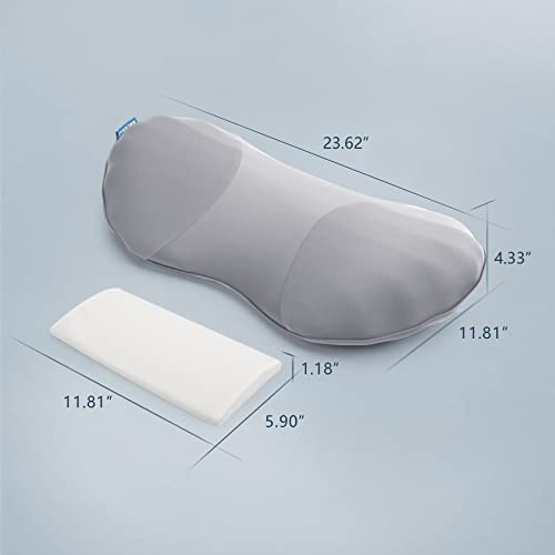 Adjustable Lumbar Support Pillow for Sleeping Memory Foam Back Support