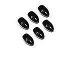 Quick Click Solutions Fishing Weights Bullet Shape Tungsten Sinkers Set of 3 for Bass Fishing, Pitching, Flipping. Bonus Glass Beads. Weights w/Sturdy Connectors, Harder, Dense, Compact, Won't Snag