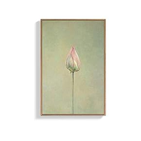 Framed Canvas Wall Art for Living Room, Bedroom Zen Lotus Canvas Prints for Home Decoration Ready to Hanging - 16x24 inches