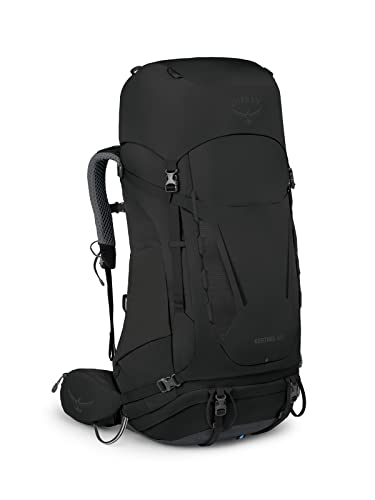 Osprey Kestrel Mens Backpacking Pack, 68L Small/Medium, Black