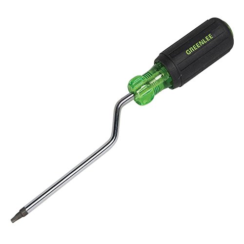 Click Here to See More Images Greenlee 0353-53C Crank Action Screwdriver, Square-Recess Tip, No. 2