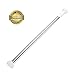BEOKREU Shower Curtain Rod Easy Installation Spring Tension Shower Rod Adjustable Rod 43inch-78inch