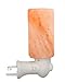 Natural Himalayan Salt Night Light, SCOPOW Nursery Lamp Mini Decorative Night Lighting with Air Purifier ( 15W, E12, 10.58 Ounce, UL Wall Plug ) ( Round Form )