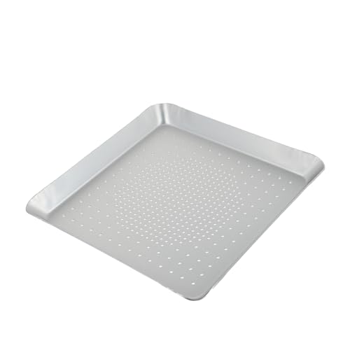 PEPLAYTAL 1Pc Square Pizza Baking Tray with Bakeware for Home Baking High Temperature Resistant Easy Cleaning Excellent Non Stick Function