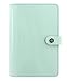 Filofax The Original Personal Size Leather Organizer Agenda Calendar With DiLoro Ballpoint Pen 026038 (Personal Size, Duck Egg 2021-2022)