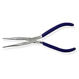 Stainless Steel 8 in. Fishing Pliers Needle Nose PVC Handle - Lanyard Hole