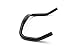 Retrospec Bicycles Pursuit Bull Horn Style Lightweight Alloy Handlebars for Track Bike, Black, 31.8mm