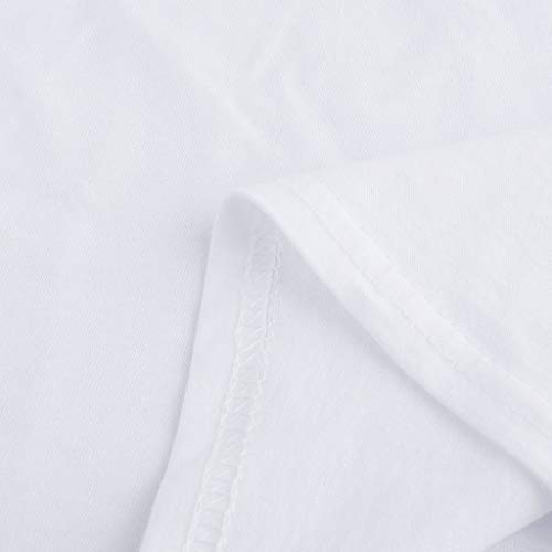 LuluZanm Letter Print T-Shirt for Women Sale Ladies Fashion O-Neck Short Sleeve Blouses Basic Summer Tops Plus S-5XL - Thumbnail 6