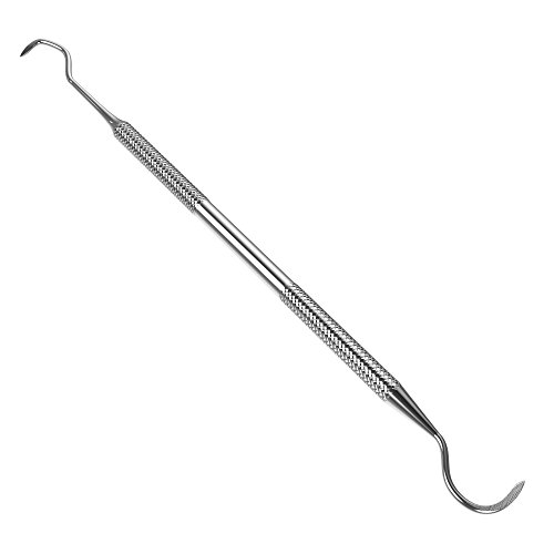Professional Dental Scraper | 100% Stainless Steel Double Ended Dental Scaler Instrument | Perfect T
