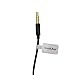 GoodQbuy Acoustic Hollow Air Tube 3.5mm Anti-radiation Earphone with Mic and on Off Answer Switch Compatible for Iphone 6 Plus 5 Samsung Galaxy S4 S3 Note 2 Etc. (Black)