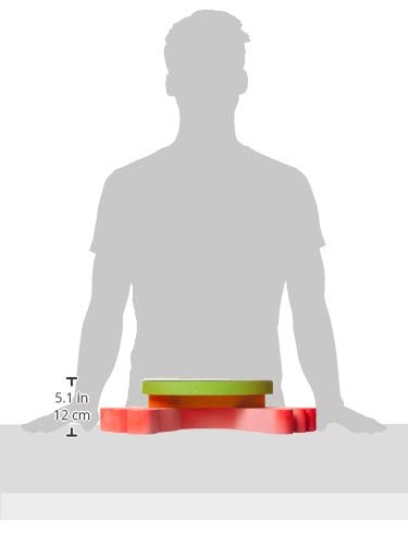 Martellato 07 Junior Feet Shape Cake Stand, 47 x 37 x 12 cm, Polystyrene, Multicoloured