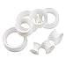 Longbeauty 11 Pair Thin Silicone Ear Skin Flexible Flesh Double Flared Ear Tunnels Expander Plugs Stretcher 11 Colors-16mm