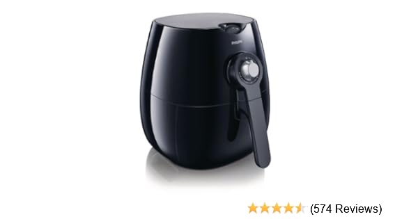 Philips Starfish Technology Airfryer, Black - 1.8lb/2.75qt- HD9220/26