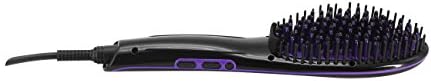 Hair Straightening Brush, Ceramic Heater PTC Hair Straightener Brush Digital LCD display Hair Brush 5 Seconds Straighten Your Hair 30 Seconds Heating Women's Hair Straightening