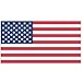 Reflective American Flag & USA Decals - for Helmets, Bikes, Wheelchairs, Car Bumpers, & Windows - Weatherproof & UV Resistant - 1 x 2 Inches Flag (x4) & 0.75 x 2 Inches USA Decals (x2)