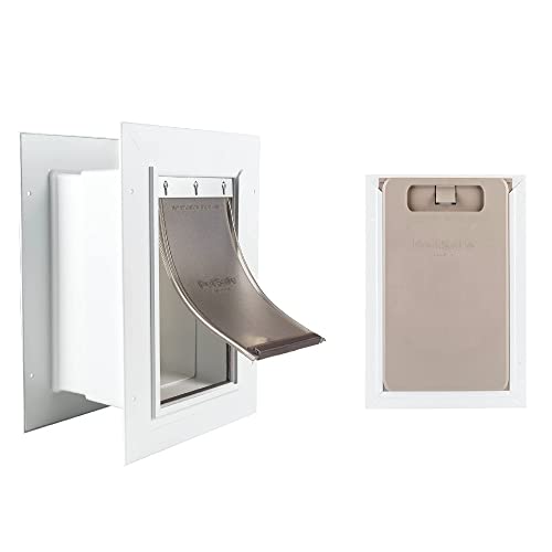 PetSafe Small Wall Entry Pet Door with Telescoping Frame Insulates Better than Metal Doors