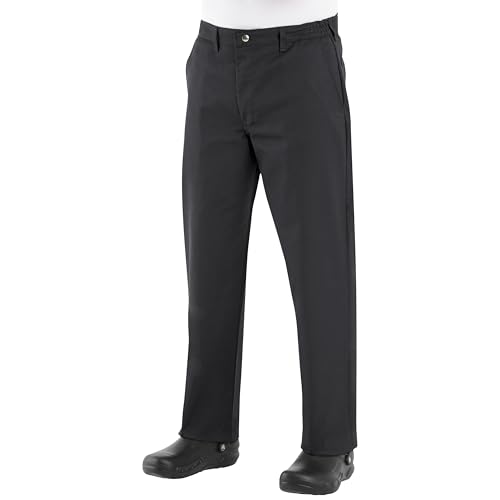 Chef Designs Men's Cook Pant - Elastic Waist Chef Pants for Professional Kitche…