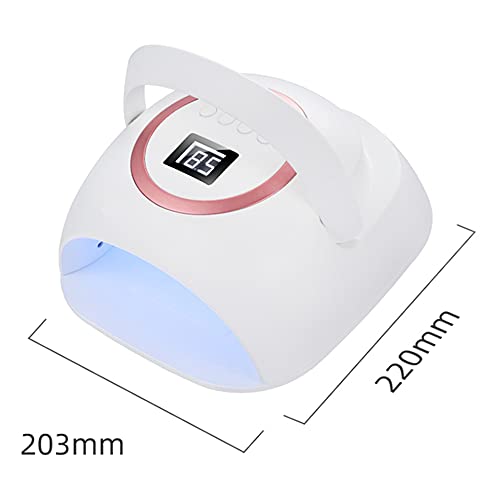 LED UV Nail Lamp Cordless Professional 72W, Rechargeable UV LED Nail Dryer For Gel Nail Polish Nail Dryer Curing Lamp,3 Timer Setting Gel Nail Lights for Auto Sensor Nail Machine Wireless Fast