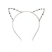 Pixnor Crystal Pearl Shot In Cat Ears Child Adult Hair Bands (Golden)