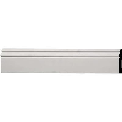 Ekena Millwork BBD03X00AB 3 3/4-Inch H x 1/2-Inch P x 96-Inch L Aberdeen Baseboard Moulding