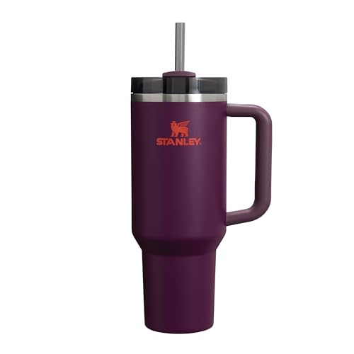 Stanley Quencher H2.0 Flowstate Trinkflasche Mit Strohhalm 1.18L - Thermobecher Kühlt 11 Stunden - 48 Stunden Eisgekühlt - Spülmaschinenfest - Thermos