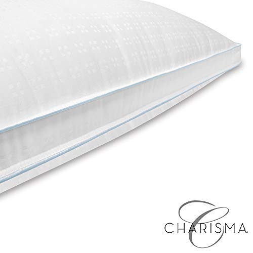 Charisma GelInfused Memory Foam Cluster Bed Pillow, King (Pack of 2