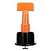 YWILLINK 50pcs Plastic Flat Ceramic Leveler Floor Wall Construction Tools Reusable Tile Leveling System Kits (50pcs)
