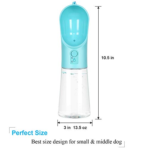 UPSKY Dog Water Bottle Portable Pet Water Bottle Leak Proof Dog Water