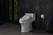 KOHLER K-4737-0 C3 125 Elongated Warm Water Bidet Toilet Seat, White with Quiet-Close Lid and Heated Seat, Automatic Deodorization and Nightlight
